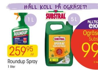 EKO Roundup ogräsmedel erbjuda