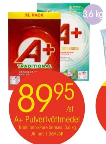 EKO A+ tvättmedel pulver erbjuda