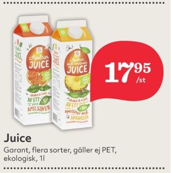 Hemköp Garant juice erbjuda