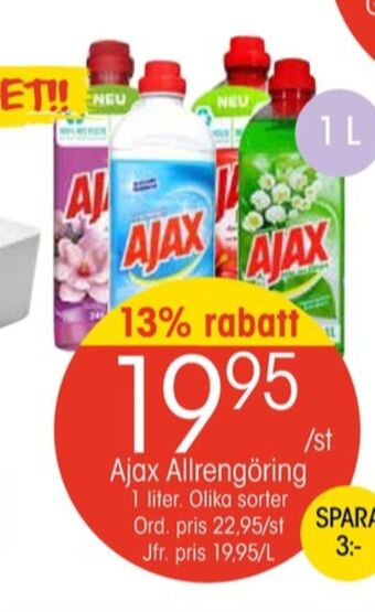 EKO Ajax rengöringsmedel erbjuda