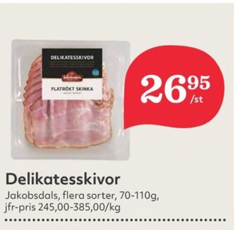 Hemköp Jakobsdals skinka erbjuda