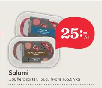 Hemköp Gøl salami erbjuda