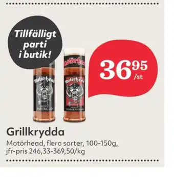 Hemköp Motörhead kryddor erbjuda