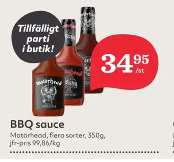 Hemköp Motörhead grillsås erbjuda