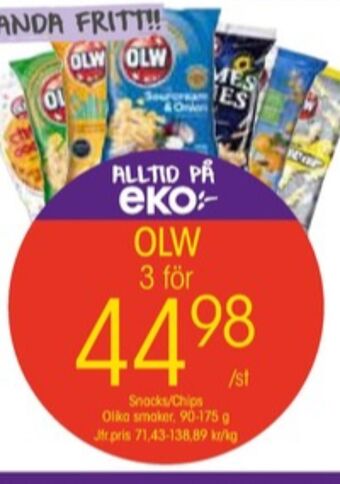 EKO Olw chips erbjuda