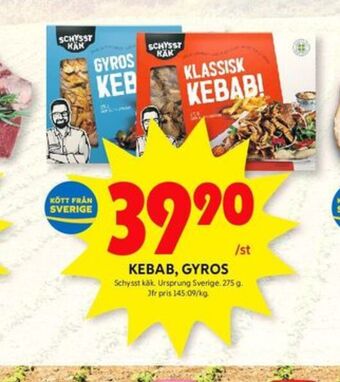 Schysst käk kebab
