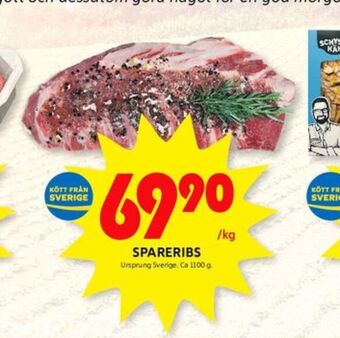ICA Kvantum Schysst käk spareribs erbjuda