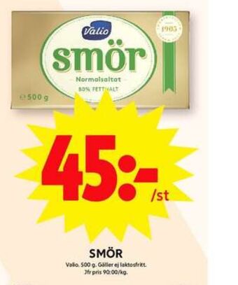 ICA Maxi Valio smör erbjuda