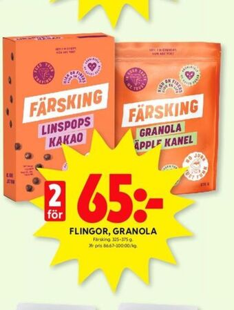 ICA Kvantum Färsking granola erbjuda