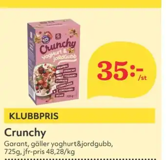 Hemköp Crunchy müsli erbjuda