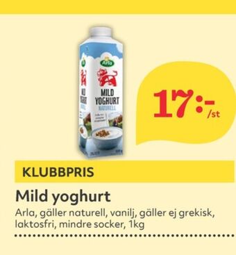 Hemköp Arla yoghurt erbjuda