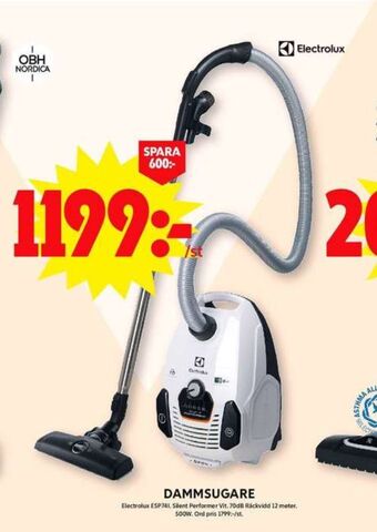 ICA Maxi Electrolux dammsugare erbjuda