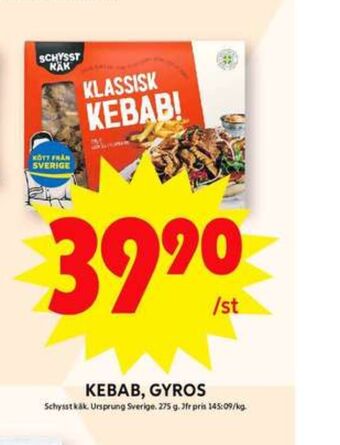ICA Maxi Schysst käk färdigrätter erbjuda