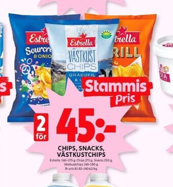 ICA Kvantum Estrella chips erbjuda