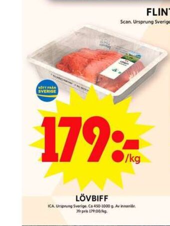 ICA Maxi Ica lövbiff erbjuda