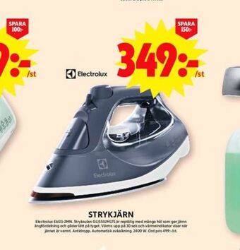 ICA Maxi Electrolux strykjärn erbjuda