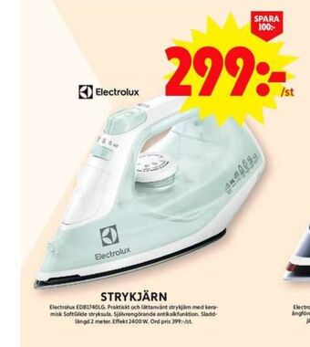 ICA Maxi Electrolux strykjärn erbjuda