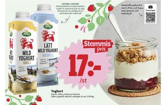 ICA Nära Arla yoghurt erbjuda