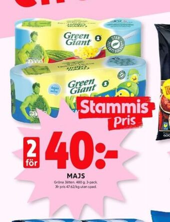 ICA Kvantum Green giant majs erbjuda