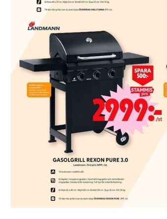 ICA Maxi Landmann gasolgrill erbjuda