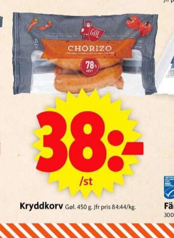ICA Supermarket Gøl chorizo erbjuda