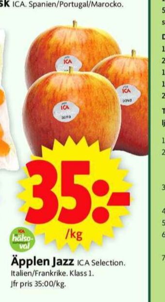 ICA Supermarket Ica selection äpplen erbjuda