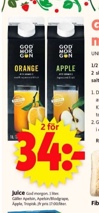 ICA Supermarket God morgon juice erbjuda