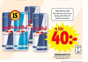 ICA Maxi Red bull energidryck erbjuda