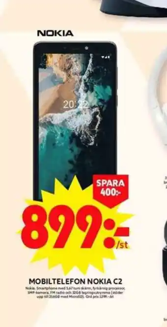 ICA Maxi Nokia c2 mobiltelefon erbjuda