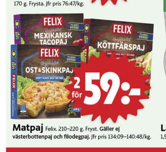 ICA Nära Felix matpajer erbjuda