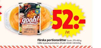 ICA Supermarket Gooh färdigrätter erbjuda
