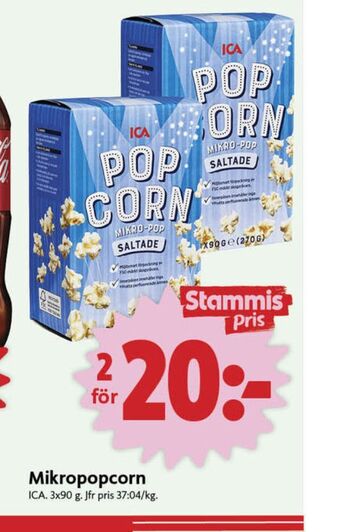 ICA Nära Ica popcorn erbjuda