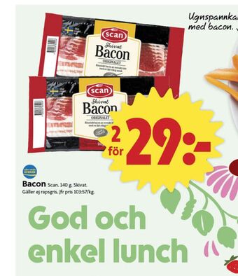 ICA Nära Scan baconskivor erbjuda