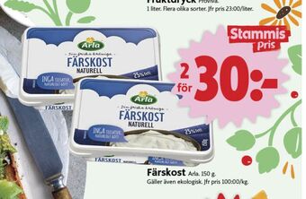 ICA Nära Arla färskost erbjuda
