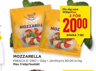 Fresca d oro mozzarella
