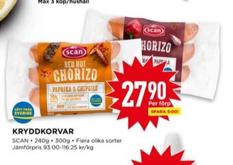 Willys Scan chorizo erbjuda