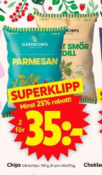 ICA Supermarket Gårdschips erbjuda