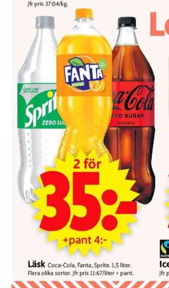ICA Supermarket Sprite läskedryck erbjuda