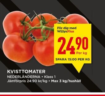 Willys Hemma Tomater erbjuda