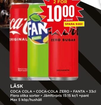Willys Hemma Coca cola läskedryck erbjuda