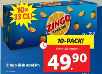 Zingo läsk apelsin