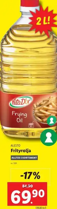 Lidl ALESTO Frityrolja erbjuda