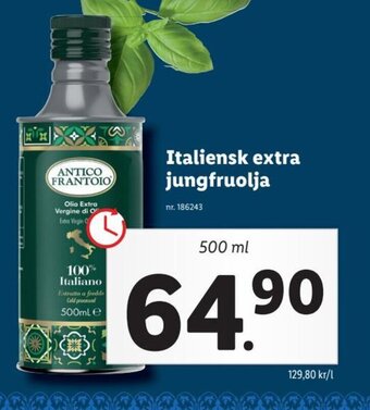Lidl Italiensk extra jungfruolja erbjuda