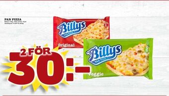 Matdax Billys pizza erbjuda