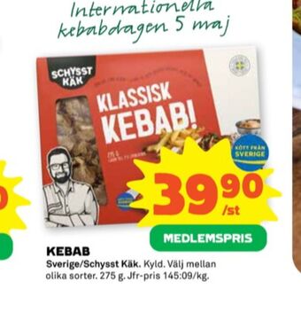 Stora Coop Schysst käk kebab erbjuda