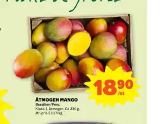 Stora Coop Änglamark mango erbjuda
