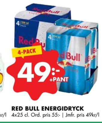 ÖoB Red bull energidryck erbjuda