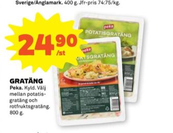 Stora Coop Peka potatisgratäng erbjuda