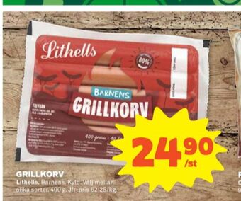 Stora Coop Barnens grillkorv erbjuda