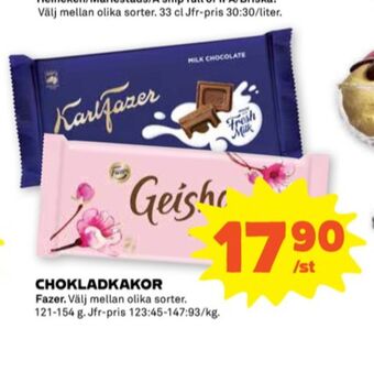 Karl fazer chokladkaka milk chocolate